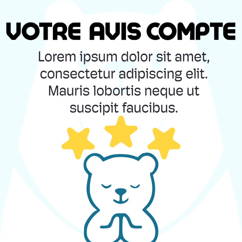Template votre avis compte